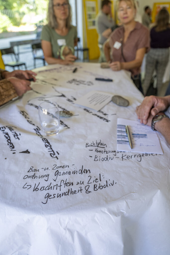 Rege Diskussionen beim World Café der Fachveranstaltung 2025