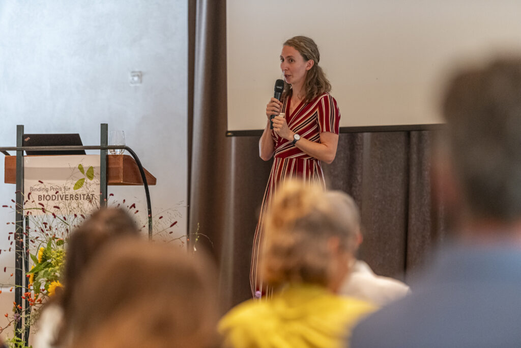 Lena Wunderlin bei der Fachveranstaltung 2025