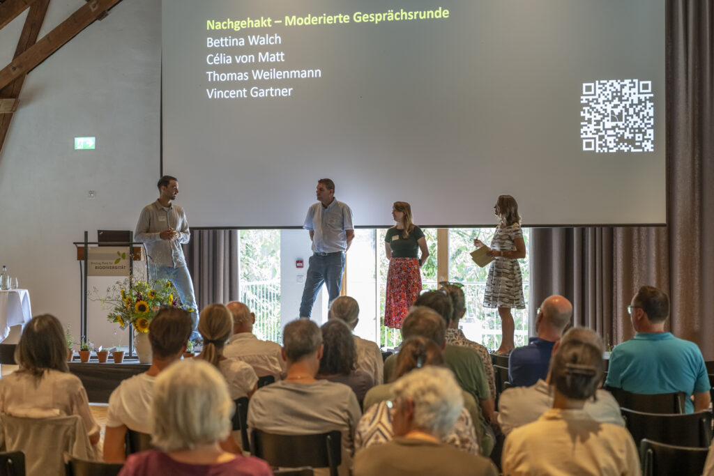 Gesprächsrunde mit Vincent Gartner, Thomas Weilenmann und Célia von Matt