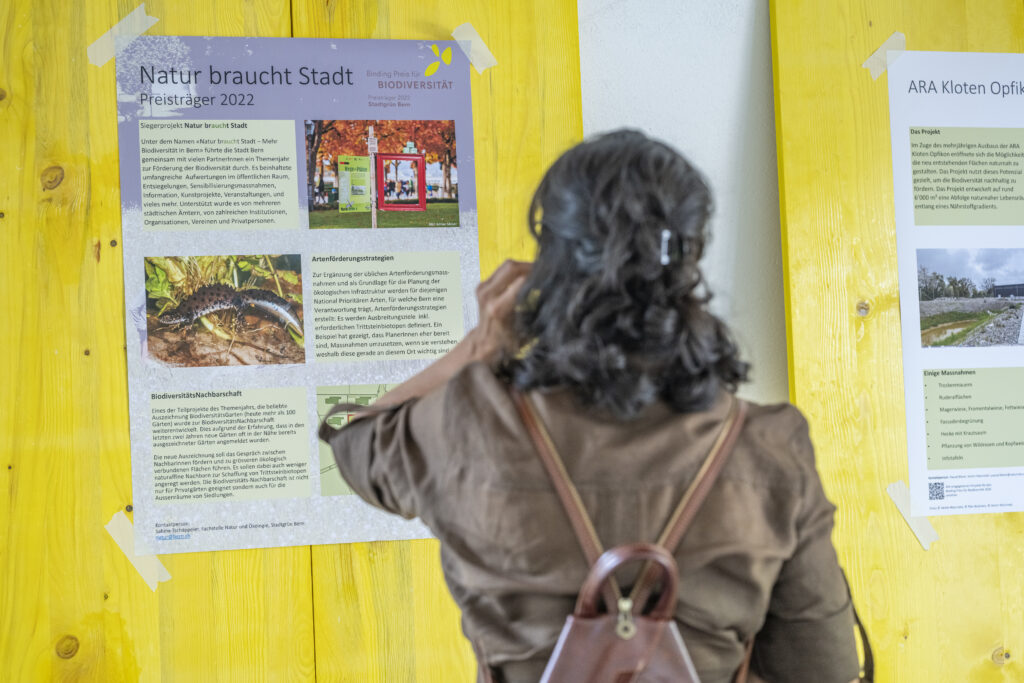 Plakat des Preisträgers 2022 Natur braucht Stadt